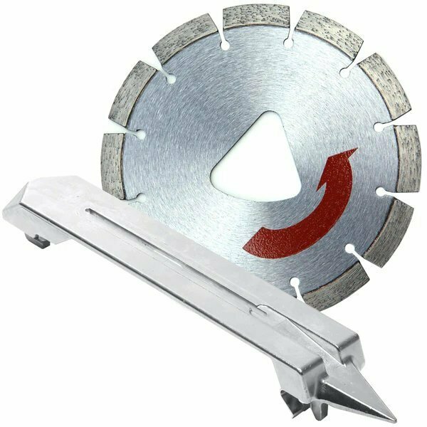 Tomahawk Power 6 in. XP Red Series Diamond Premium Hard Concrete Saw Blade DBR6 + TFS6H-SKID